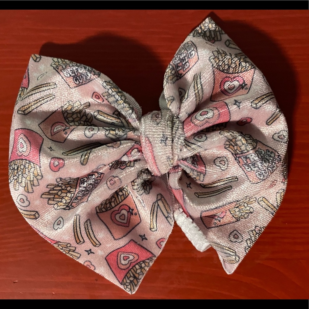 Fries Before Guys Baby Bow